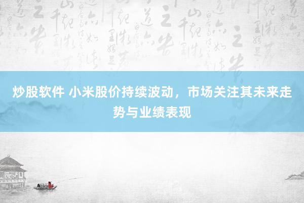 炒股软件 小米股价持续波动，市场关注其未来走势与业绩表现