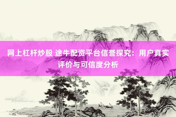 网上杠杆炒股 途牛配资平台信誉探究：用户真实评价与可信度分析