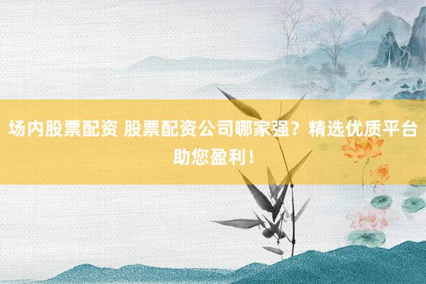 场内股票配资 股票配资公司哪家强？精选优质平台助您盈利！