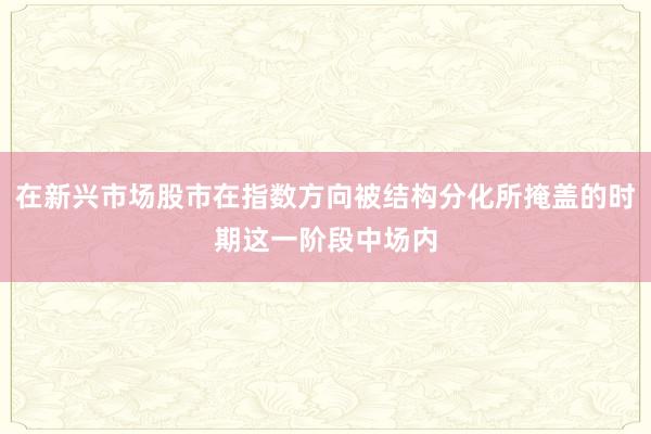 在新兴市场股市在指数方向被结构分化所掩盖的时期这一阶段中场内