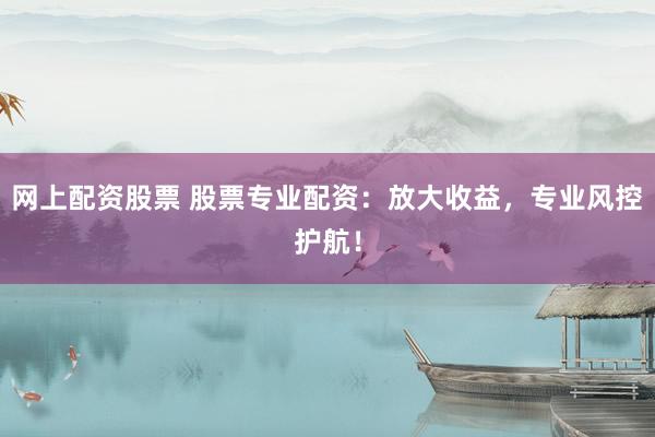 网上配资股票 股票专业配资:放大收益,专业风控护航!